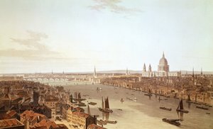 Catedral de San Pablo y la Ciudad, principios del siglo XIX